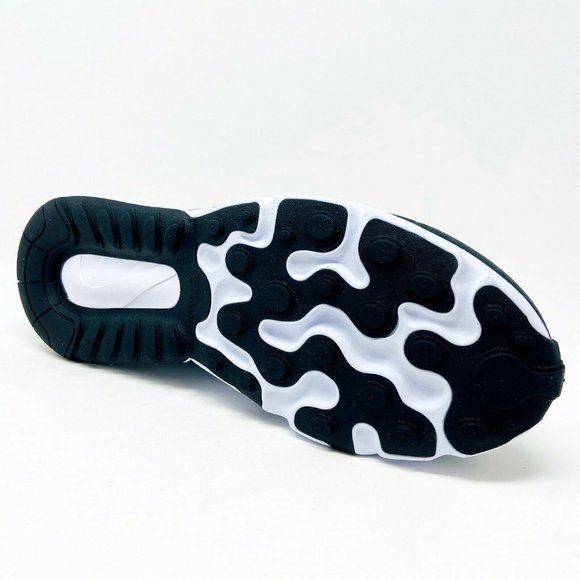 Nike Air Max 270 React White Black Pewter Mens - Picture 6 of 6